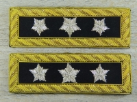 Schulterstücke Lieutenant General, 3 Sterne