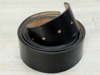 Koppel ca. 150 cm x 4,8 cm, schwarz, Material 100% Leder