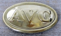 Schließe AVC oval, Messing bleigefüllt, 3 Haken