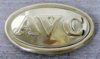 Schliee AVC oval, 3 Haken, Material Messing gestanzt, bleigefllt