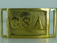 Schliee CSA, rechteckig 2 teilig, Material: Messing