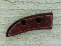 Holzknebel rotbraun, ca. 3,2 cm