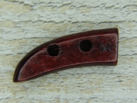 Holzknebel rotbraun, ca. 3,2 cm, Preis pro Stck